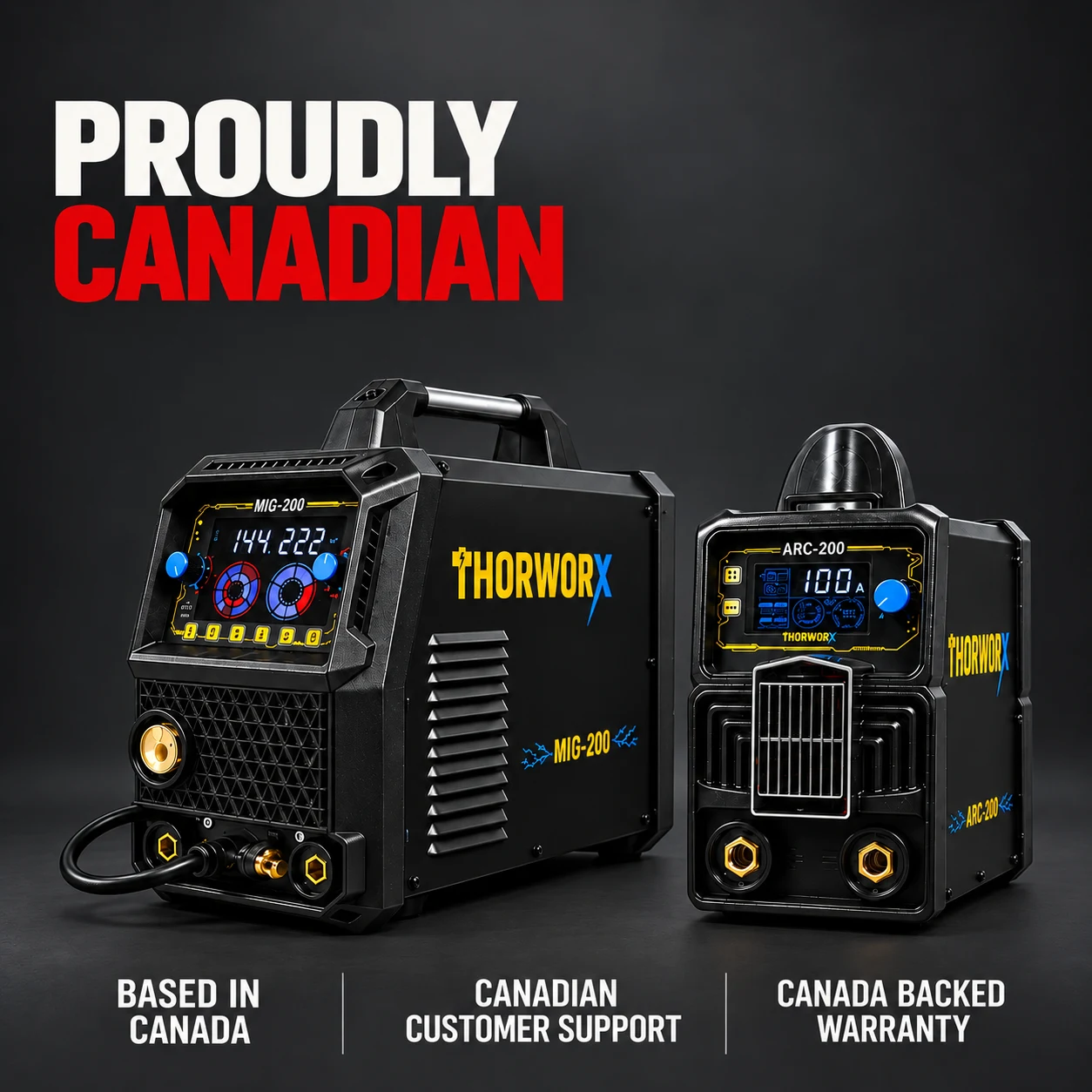 Thorworx — Proudly Canadian. Based in Canada, Canadian customer support, Canada-backed warranty.
